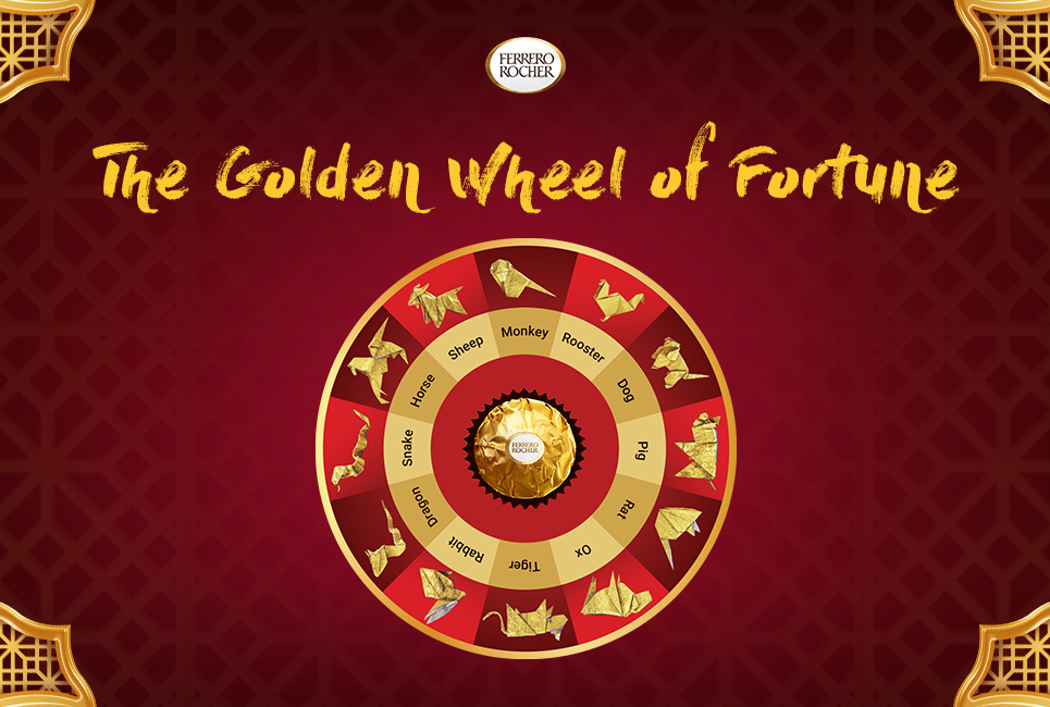 The Golden Wheel of Fortune – Ferrero Rocher
